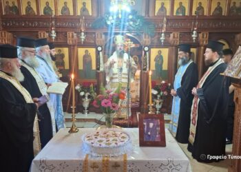 H εορτή του Αγίου Παγκρατίου  στην Ι. Μ. Αγίου Δημητρίου Δρυμού Βονίτσης