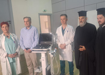 Δωρεά ενός υπερσύγχρονου καρδιακού υπερηχογράφου από την Ιερά Μητρόπολη Σερρών στο Γεν. Νοσοκομείο Σερρών