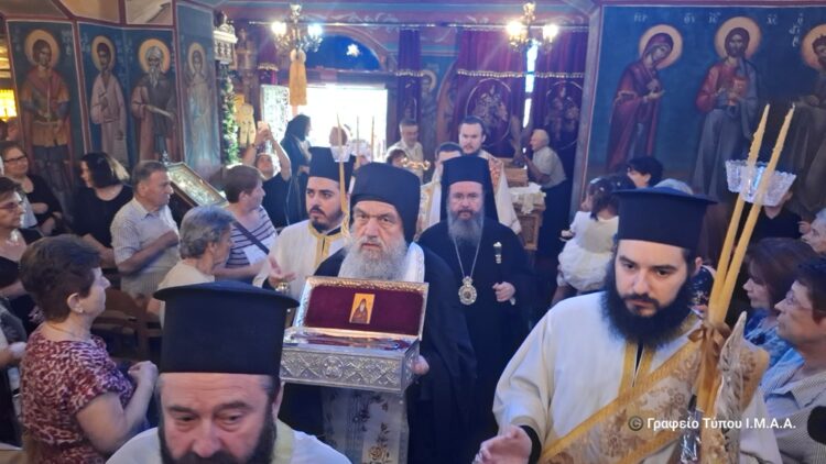 Υποδοχή Ιερού Λειψάνου Αγίου Αρσενίου του Καππαδόκου στην Ι. Μ. Αιτωλoακαρνανίας