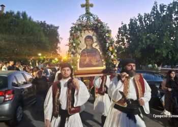 Η εορτή της Αγίας Παρασκευής στην Ι. Μ. Αιτωλoακαρνανίας