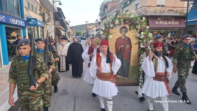 Η εορτή του Αγίου Παντελεήμονος  στην Ι. Μ.  Αιτωλοακαρνανίας