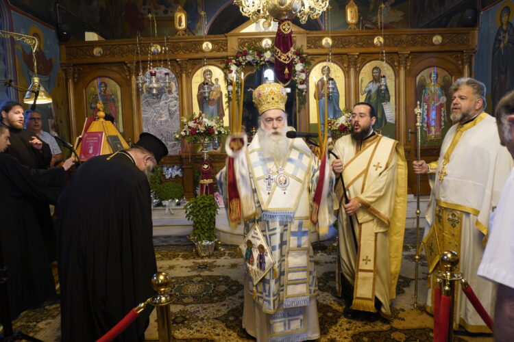 Πανηγυρικός εορτασμός της μνήμης των Αγίων Αναργύρων στο Ιερό Προσκύνημα Αρχαίας Κορίνθου