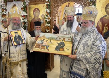 Με λαμπρότητα και τη συμμετοχή χιλιάδων πιστών η Ιερά Πανήγυρις και τα Εγκαίνια του Ιερού Ναού Οσίου Παϊσίου του Αγιορείτου στα Χανιά