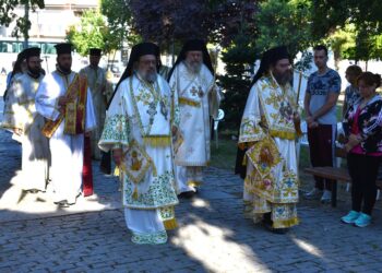 Πολυαρχιερατική Θεία Λειτουργία γιὰ τὴν Ἑορτὴ τῆς Ἁγίας Παρασκευῆς στὴν Κομοτηνή