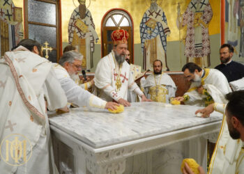 Ακολουθία επί τη διασαλεύσει Αγίας Τραπέζης στον Ενοριακό Ιερό Ναό Αγίου Προφήτου Ηλιού Πυλαίας