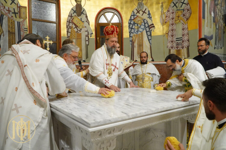 Ακολουθία επί τη διασαλεύσει Αγίας Τραπέζης στον Ενοριακό Ιερό Ναό Αγίου Προφήτου Ηλιού Πυλαίας