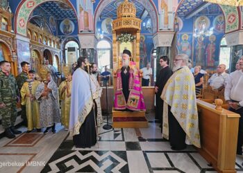 Αρχιερατικός Εσπερινός της Αγίας Παρασκευής στη Μελίκη