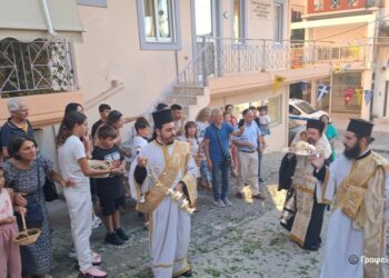 Υποδοχή Ιερού Λειψάνου του Αγίου Δημητρίου Γκαγκαστάθη στην Αμφιλοχία