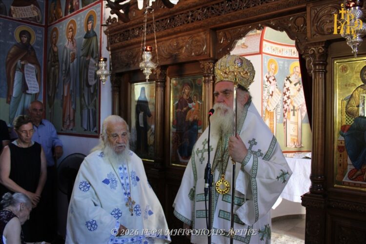 Άρτης Καλλίνικος: «Ο Χριστός σηκώνει τον άνθρωπο, διά των Αγίων»