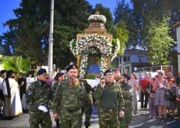 ΠΟΛΥΑΡΧΙΕΡΑΤΙΚΟΣ ΕΣΠΕΡΙΝΟΣ ΕΠΙ ΤΗ ΕΟΡΤΗ ΤΗΣ ΠΟΛΙΟΥΧΟΥ ΤΗΣ ΚΟΜΟΤΗΝΗΣ ΑΓΙΑΣ ΟΣΙΟΠΑΡΘΕΝΟΜΑΡΤΥΡΟΣ ΠΑΡΑΣΚΕΥΗΣ