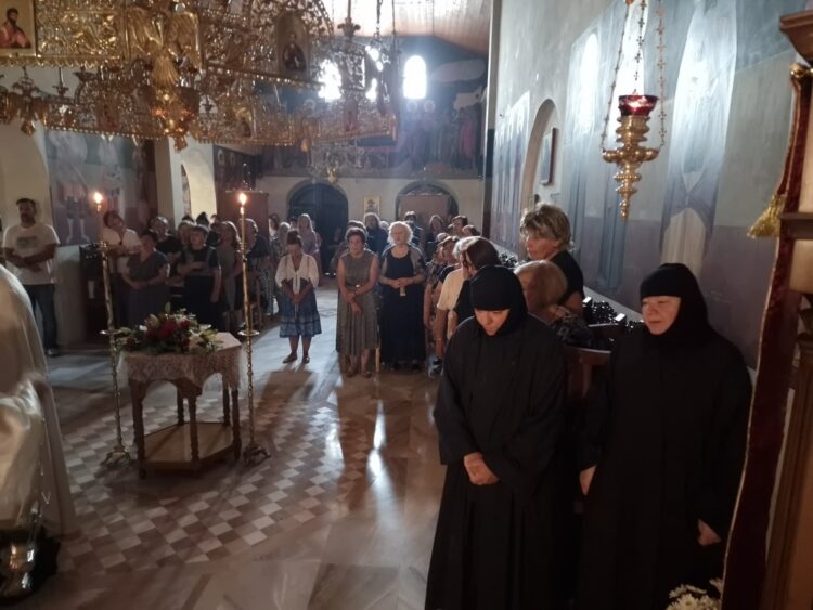 Υποδοχή Ιερού Λειψάνου του Αγίου Παρθενίου στην Ιερά Μονή Αγίων Παντελεήμονος και Ευβούλης Αμυνταίου