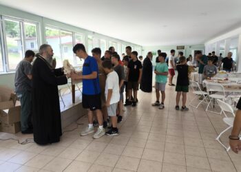Ο Μητροπολίτης Φλωρίνης Ειρηναίος στις Κατασκηνώσεις της Ιεράς Μητροπόλεως