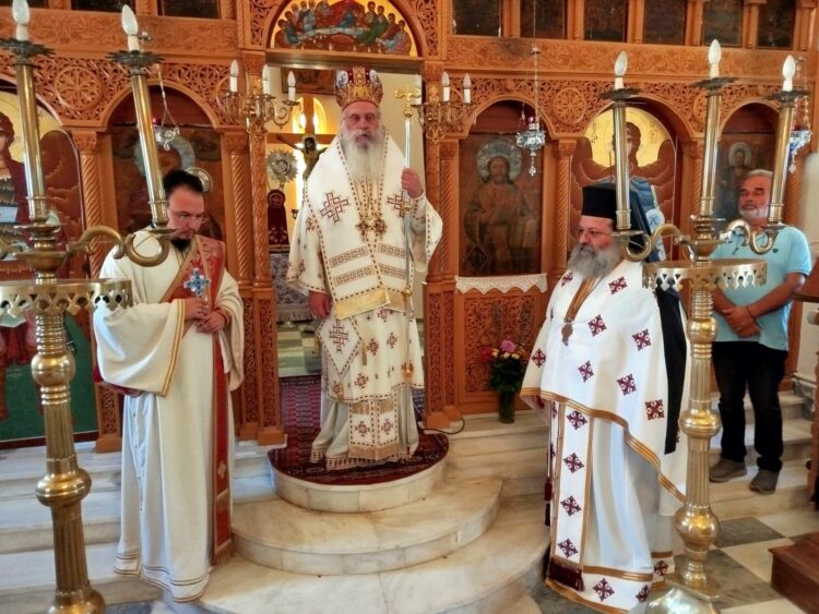 Στην Έλατο Κυνουρίας λειτούργησε ο Μητροπολίτης Μαντινείας και Κυνουρίας κ. Επιφάνιος