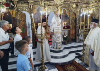 Ο εορτασμός της Αγίας Παρασκευής στην Ι. Μητρόπολη Μαντινείας και Κυνουρίας