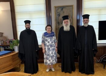 Επίσκεψη του Μητρ. Μαντινείας και Κυνουρίας στην Υπουργό Πολιτισμού