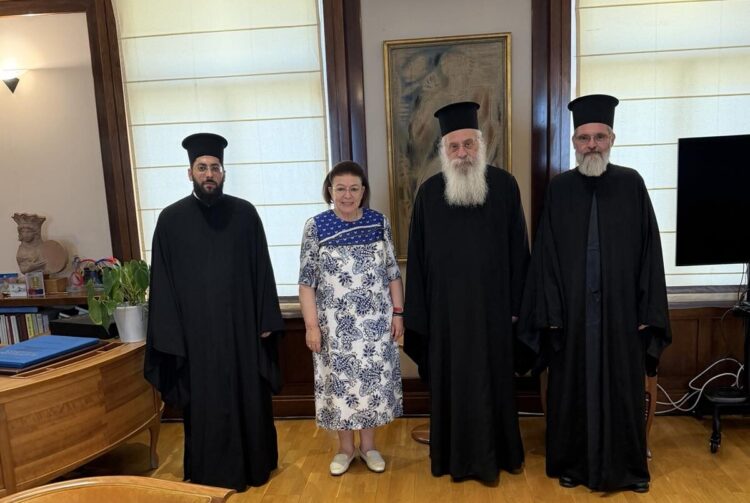 Επίσκεψη του Μητρ. Μαντινείας και Κυνουρίας στην Υπουργό Πολιτισμού