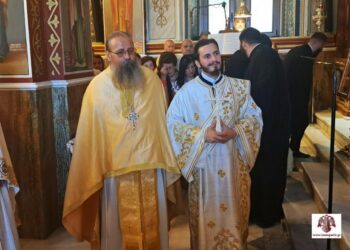 Χειροθεσίες Πρωτοπρεσβύτερου και Αρχιδιακόνου από τον Μητροπολίτη Σπάρτης
