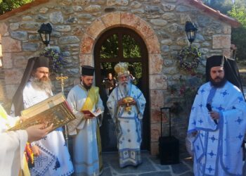Με εκκλησιαστική μεγαλοπρέπεια τα εγκαίνια του Ι.Ν. Οσίου Ηλία του Νέου και Αγίου Αντωνίου της Ι.Μ. Αγίων Αναργύρων