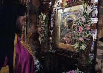 Ἡ Πανήγυρις τῆς Κοιμήσεως τῆς Θεοτόκου στὴν Ἱερὰ Μονὴ Μολυβδοσκεπάστου