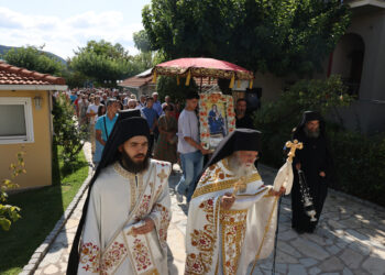 Η εορτή της Παναγίας της Τρικορφιώτισσας στην Ιερά Μονή Τρικόρφου Φωκίδος