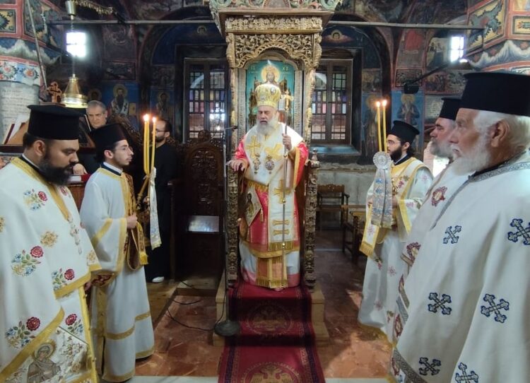 Στον Πρόδρομο Καρδίτσης ο Μητροπολίτης Τιμόθεος για την εορτή της Αποτομής της Τιμίας Κεφαλής του Αγίου Ιωάννου του Προδρόμου