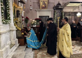 ΑΡΧΙΕΡΑΤΙΚΟΣ ΕΣΠΕΡΙΝΟΣ ΣΤΟ ΙΕΡΟ ΠΡΟΣΚΥΝΗΜΑ ΤΟΥ ΑΓΙΟΥ ΣΠΥΡΙΔΩΝΟΣ
