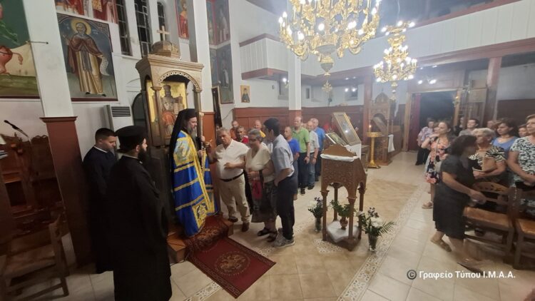 Παρακλήσεις πρώτης εβδομάδος Δεκαπενταυγούστου  στην Ι. Μ. Αιτωλωοακαρνανίας