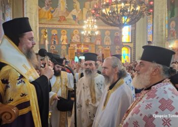 Ο Μητροπολίτης Αιτωλοακαρνανίας απένειμε το οφφίκιο του Αρχιμανδρίτου στον π. Τύχωνα Σκιαδά