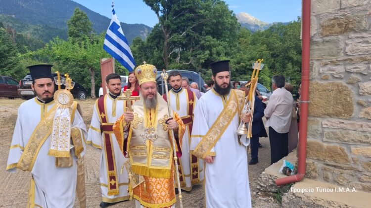Ανάμνηση υπερφυούς θαύματος των Αρχαγγέλων στην Αμβρακιά Θέρμου