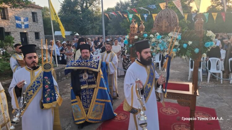 Η Απόδοση της Εορτής της Κοιμήσεως της Θεοτόκου στην Ι. Μ. Αιτωλοακαρνανίας