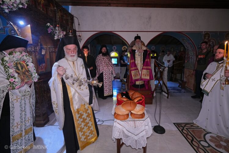 Πανηγυρικός Εσπερινός στην Ιερά Μονή της Μεταμορφώσεως του Σωτήρος Μουτσιάλης