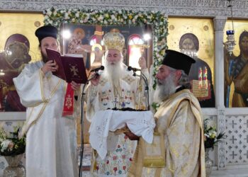 Με εκκλησιαστική λαμπρότητα εορτάσθηκε η Μεταμόρφωση του Σωτήρος στην Ιερά Μητρόπολη Κορίνθου