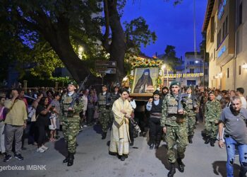 Πανηγυρικός Εσπερινός για τον Πολιούχο της Νάουσας Όσιο Θεοφάνη τον θαυματουργό