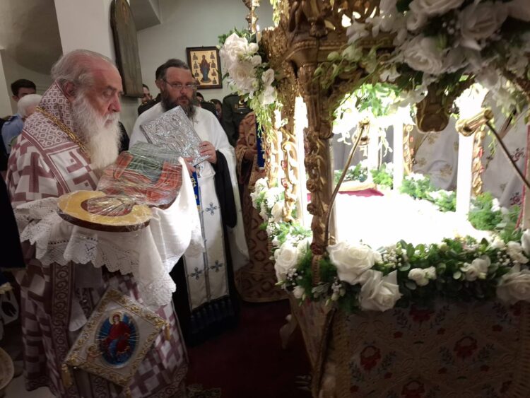 Λαμπρός ὁ ἑορτασμὸς τῆς Κοιμήσεως τῆς Θεοτόκου στὴν Ἱερὰ Μητρόπολή