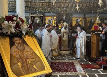 Ἡ Ἑορτὴ τοῦ Ἁγίου Καλλινίκου σὲ Παρεκκλήσιο τῆς Καστοριᾶς