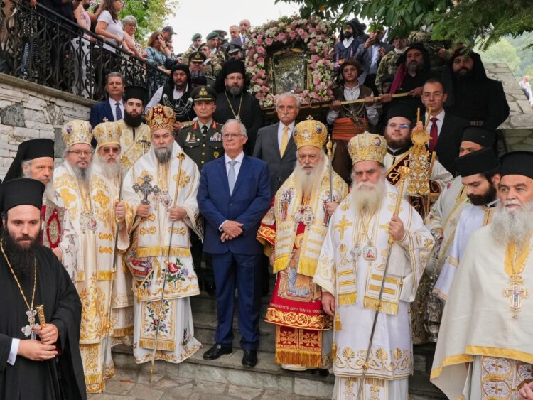 Πολυαρχιερατικό Συλλείτουργο Κοιμήσεως της Θεοτόκου στην Παναγία Σουμελά στο Βέρμιο