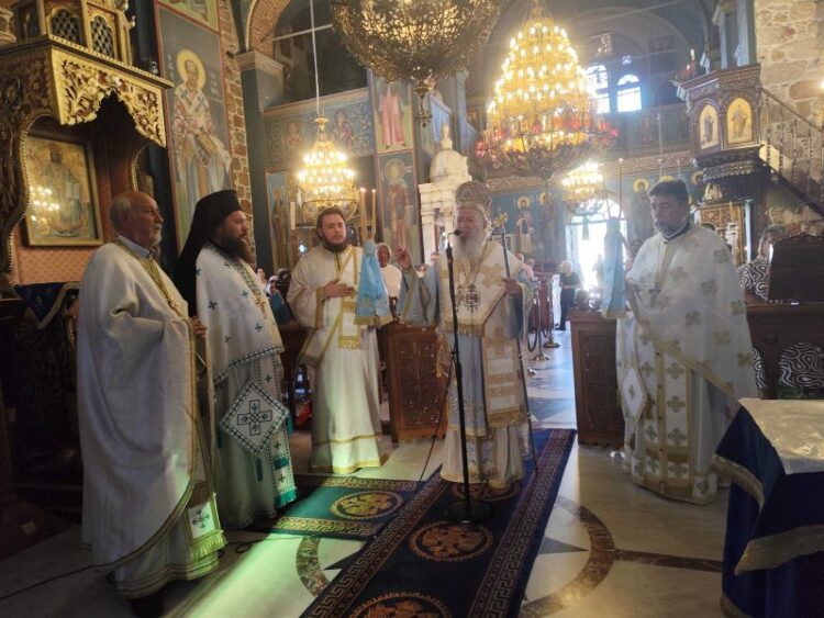 Η ΚΟΙΜΗΣΗ ΤΗΣ ΘΕΟΤΟΚΟΥ ΣΤΗΝ ΙΕΡΑ ΜΗΤΡΟΠΟΛΗ ΧΑΛΚΙΔΟΣ