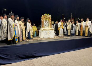Η ΑΠΟΔΟΣΗ ΤΗΣ ΕΟΡΤΗΣ ΤΗΝ ΚΟΙΜΗΣΕΩΣ ΤΗΣ ΘΕΟΤΟΚΟΥ ΣΤΗΝ ΙΕΡΑ ΜΗΤΡΟΠΟΛΗ ΧΑΛΚΙΔΟΣ