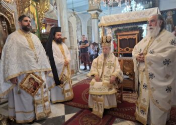 Η Εορτή της Κοιμήσεως της Θεοτόκου  στην Παναγία Λιαουτσάνισσα – Κύμης