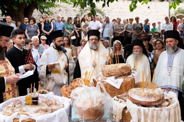 Ο Εσπερινός της Μεταμορφώσεως στο Ανδρομονάστηρο Μεσσηνίας