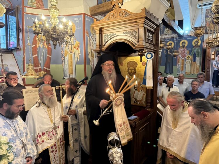 Μέγας Πανηγυρικός Εσπερινός στην Ιερά Μονή Μεταμορφώσεως Σωτήρος Ραψάνης
