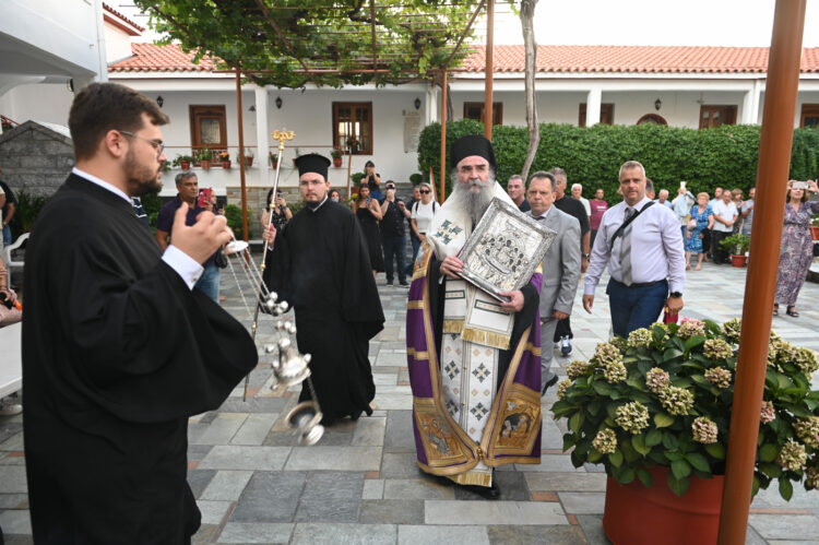 Πολυαρχιερατικός Πανηγυρικός Εσπερινός στην Ιερά Μονή Παναγίας Μαλεβής