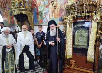 Έλωναν την θείαν και θαυμαστήν και σεπτήν Εικόνα…