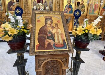 Η πρώτη Παράκληση στον Ιερό Ναό Ζωοδόχου Πηγής Λαρίσης