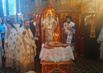 Αρχιερατικό Συλλείτουργο στην Ι.Μ. Παναγίας Φανερωμένης Αναβρυτής