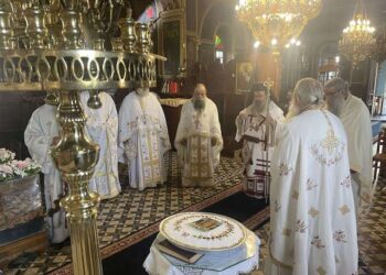 Μνημόσυνον διά τόν Θεσσαλονίκης  ΑΝΘΙΜΟΝ εἰς Χίον