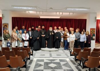 Αγιασμός στη Σχολή Βυζαντινής Μουσικής της Ιεράς Μητροπόλεως στη Νάξο