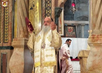 Η ΜΝΗΜΗ ΤΗΣ ΤΕΛΕΤΗΣ ΤΩΝ ΕΓΚΑΙΝΙΩΝ ΤΟΥ ΝΑΟΥ ΤΗΣ ΑΝΑΣΤΑΣΕΩΣ ΕΙΣ ΤΟ ΠΑΤΡΙΑΡΧΕΙΟΝ