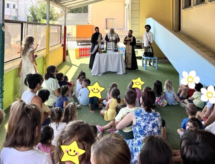 ΑΓΙΑΣΜΟΣ ΣΤΟΝ ΒΡΕΦΟΝΗΠΙΑΚΟ ΣΤΑΘΜΟ ΚΑΙ ΣΤΟ ΚΔΑΠ ΤΗΣ ΙΕΡΑΣ ΜΗΤΡΟΠΟΛΕΩΣ ΚΕΡΚΥΡΑΣ