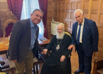 Συνάντηση του Αρχιεπισκόπου με τον Αντιπεριφερειάρχη Δυτικού Τομέα Αθηνών
